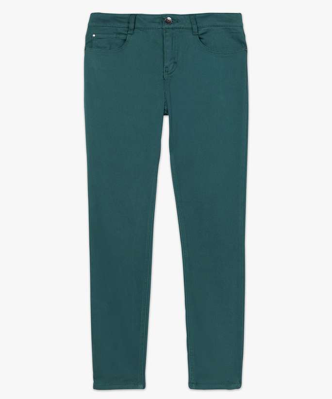 Pantalon en lin slim dos