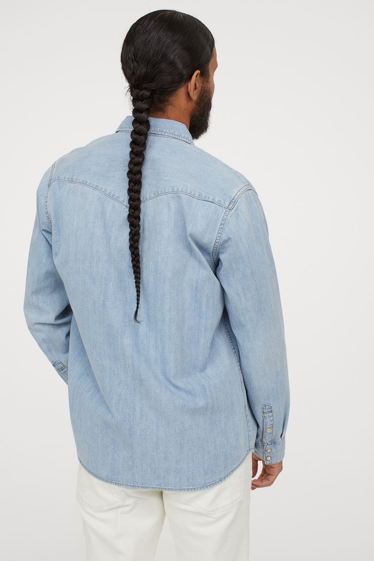 Chemise denim dos
