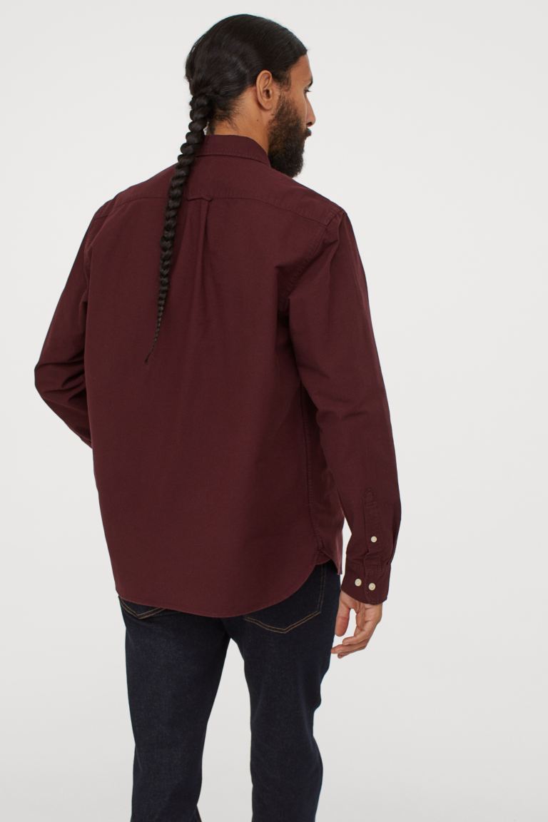 chemise oxford dos