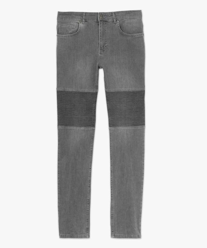 Jeans slim piqué
