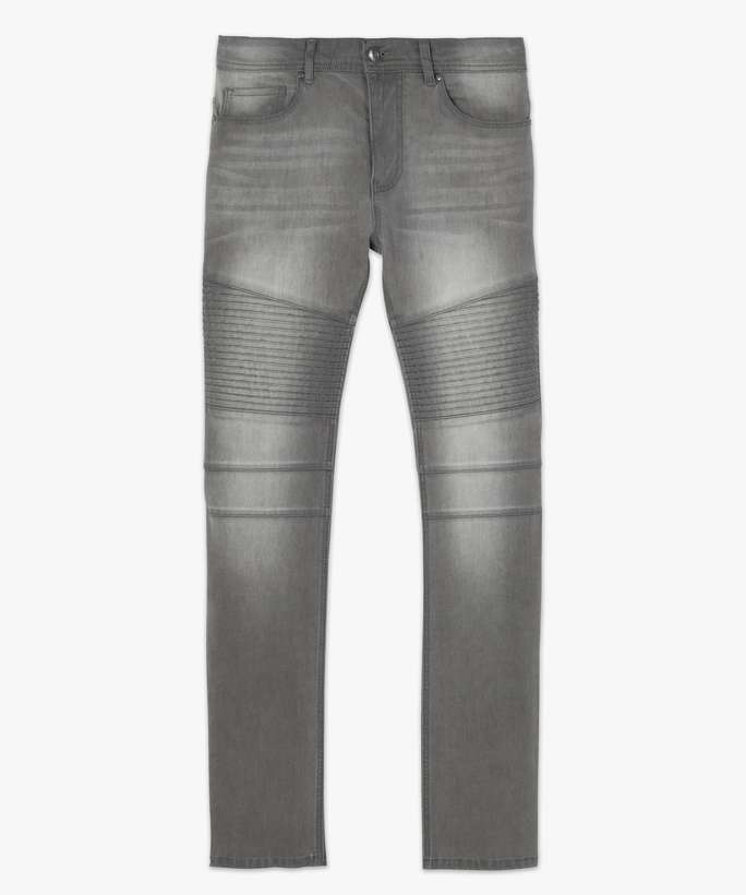 jeans surpiqué dos