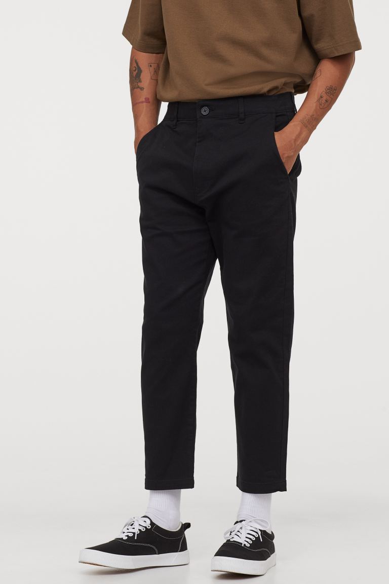 Pantalon cropped slim